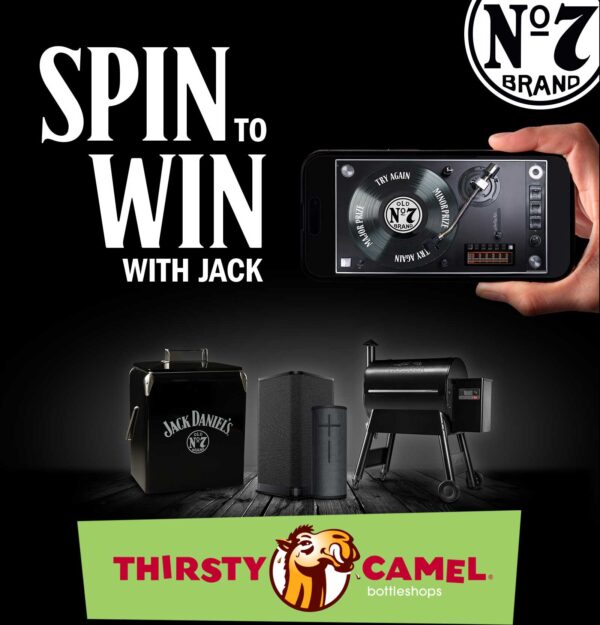 Jack Daniels Thirsty Camel Spin to Win